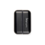 Scaldamani magnetico con powerbank Nordic Drift Everest 6000mAh color nero vista con logo