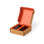 Scaldamani magnetico con powerbank Nordic Drift Everest 6000mAh color nero vista con scatola