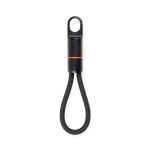 Cavo di ricarica rapida USB-C con moschettone Nordic Drift Everest 60W color nero seconda vista