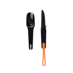 Posate 4 in 1 da esterno in acciaio inox Nordic Drift Trail color nero terza vista