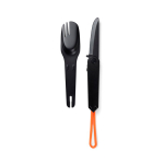 Posate 4 in 1 da esterno in acciaio inox Nordic Drift Trail color nero quarta vista
