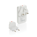 Caricatore piatto ultrafine con spine da viaggio e USB-C 65W color bianco seconda vista
