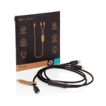 Cavo di ricarica su misura a doppia uscita USB-C, ricarica rapida 100W color nero vista con scatola