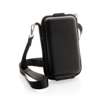 Custodia rigida organizer da viaggio con cordino da collo Swiss Peak color nero