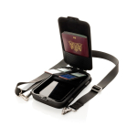 Custodia rigida organizer da viaggio con cordino da collo Swiss Peak color nero terza vista