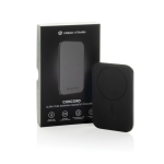 Powerbank ultrasottile da 4 mm con ricarica wireless 3000 mAh color nero vista con scatola