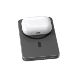 Power bank magnetico ecologico con ricarica wireless 15W 5000 mAh color nero vista 11