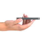 Power bank magnetico ecologico con ricarica wireless 15W 5000 mAh color nero settima vista