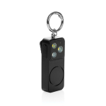 Allarme personale compatto ricaricabile via USB-C con luce LED 150 dB color nero