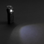 Allarme personale compatto ricaricabile via USB-C con luce LED 150 dB color nero sesta vista