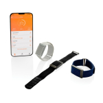 Braccialetto salute ultrasottile con app e resistenza all’acqua 1ATM color nero vista generale