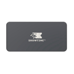 Altoparlante ultrasottile resistente all’acqua IPX5 potenza 10W color grigio vista con logo