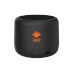 Altoparlante wireless compatto con Bluetooth 5.3 e audio 3W color nero vista con logo