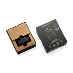 Auricolari wireless con cancellazione del rumore 40 mAh color nero vista con scatola