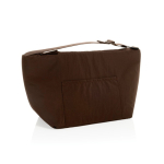 Borsa termica con tracolla regolabile e tasca frontale 8L color marrone