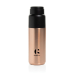 Thermos con tazza integrata antigoccia e isolamento sottovuoto 500 ml color tortora vista con logo