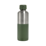 Bottiglia ermetica con manico e tappo a vite antigoccia 750 ml color verde vista area di stampa