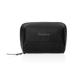 Astuccio da viaggio pieghevole con scomparti Swiss Peak 4,2 L color nero vista con logo