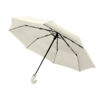 Ombrello pieghevole automatico 21'' manico in pelle sintetica opaca Ø108 color beige