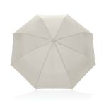 Ombrello pieghevole automatico 21'' manico in pelle sintetica opaca Ø108 color beige seconda vista
