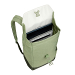 Zaino urbano con scomparto per laptop Thule Lithos 14'' 16L color verde quarta vista
