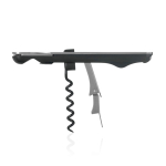 Cavatappi in acciaio inox con meccanismo verticale PushPull AdHoc color grigio