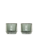 Tazzine da espresso impilabili in vetro a doppia parete 45 ml AdHoc Impact color trasparente vista area di stampa