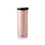 Tazza termica antigoccia a doppia parete 500ml AdHoc Pulse color marrone