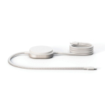 Cavo di ricarica USB-C a USB-C 2 in 1 in alluminio 15W Zens Pro 2 color bianco