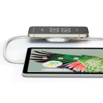 Cavo di ricarica USB-C a USB-C 2 in 1 in alluminio 15W Zens Pro 2 color bianco terza vista