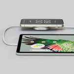Cavo di ricarica USB-C a USB-C 2 in 1 in alluminio 15W Zens Pro 2 color bianco vista ambiente 2