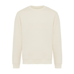 Felpa unisex girocollo in tessuto felpato modern fit 340 g/m² Iqoniq Torla color beige