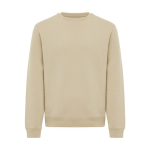 Felpa unisex girocollo in tessuto felpato modern fit 340 g/m² Iqoniq Torla color camel