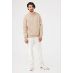 Felpa unisex girocollo in tessuto felpato modern fit 340 g/m² Iqoniq Torla color camel