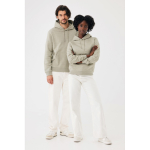Felpa unisex con cappuccio e interno in pile spazzolato 340 g/m2 Iqoniq Joshua color verde bottiglia
