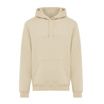 Felpa unisex con cappuccio e interno in pile spazzolato 340 g/m2 Iqoniq Joshua color camel