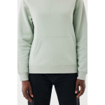 Felpa unisex con cappuccio e interno in pile spazzolato 340 g/m2 Iqoniq Joshua color verde oliva