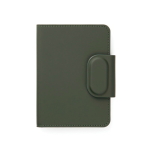 Custodia per passaporto con doppio localizzatore Bluetooth 5.2 color verde
