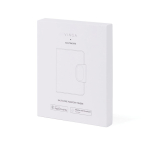 Custodia per passaporto con doppio localizzatore Bluetooth 5.2 color verde vista con scatola