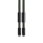 Cavo per telefono tipo lanyard con ricarica USB-C a USB-C 60W color verde quarta vista