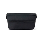 Necessaire espandibile in plastica riciclata con zip resistente 7L color nero