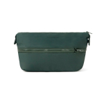 Necessaire espandibile in plastica riciclata con zip resistente 7L color verde quarta vista
