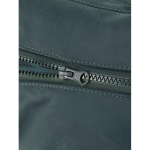 Necessaire espandibile in plastica riciclata con zip resistente 7L color verde quinta vista