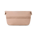 Necessaire espandibile in plastica riciclata con zip resistente 7L color avorio