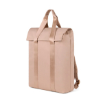 Zaino minimalista con scomparto per laptop, capacità 16 L e 16” color avorio seconda vista