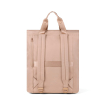 Zaino minimalista con scomparto per laptop, capacità 16 L e 16” color avorio terza vista