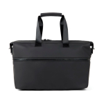 Borsa da viaggio espandibile da weekend in poliestere riciclato 54 L color nero