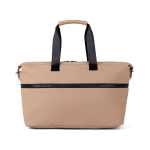 Borsa da viaggio espandibile da weekend in poliestere riciclato 54 L color avorio vista area di stampa