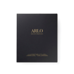 Set quaderno e penna con scatola regalo A5 a righe color nero vista con scatola