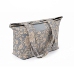 Borsa in cotone e poliestere con stampa premium 220 g/m² color blu quarta vista